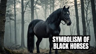 WHAT DOES A BLACK HORSE SYMBOLIZE UNVEIL THE MYSTIQUE [upl. by Christoforo547]