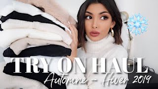 TRY ON HAUL 200€ CHEZ STRADIVARIUS automne  hiver 2019 Lisa Ngo [upl. by Ruhnke722]