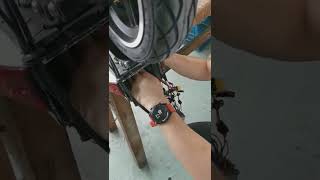 Joyor Electric Scooter Y6S Battery Replacement Tutorial（Y6 S换电池） [upl. by Leerzej]