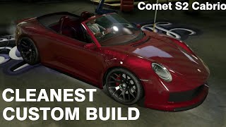 CLEANEST COMET S2 CABRIO CUSTOMIZATION GTA Custom Builds [upl. by Onitnatsnoc141]