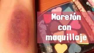 😱 Cómo hacer un moretón con maquillaje [upl. by Anaic]