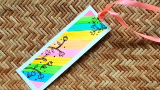 Easy Bookmark making  DIY bookmark ideas  Bookmark making with paper [upl. by Syhr329]