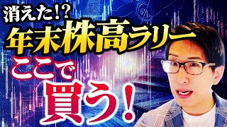 消えかかった年末ラリーの灯。しかしこの辺りで日本株や日経平均を買ったらいいんじゃない？ [upl. by Xel714]