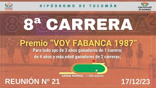 8va Carrera  Premio quotVOY FABANCA 1987quot  1200 metros [upl. by Anonyw]