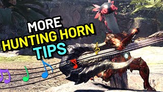 HUNTING HORN Combat Tips For Future Dooters  MHW Iceborne [upl. by Hindu815]