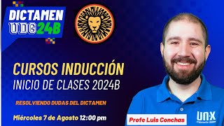 Cursos de inducción UDG 2024B   horarios e inicios de clases [upl. by Nada]