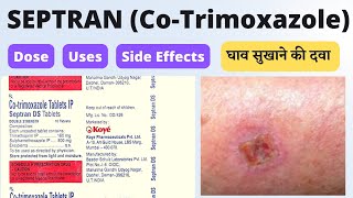 Septran tablet  Cotrimoxazole tablet in hindi  Cotrimoxazole uses  Septran ds tablet use in hindi [upl. by Saduj]