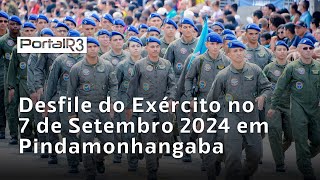 Exército desfila em Pindamonhangaba nos 202 anos da Independência do Brasil [upl. by Natye]