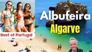 ALBUFEIRA  Portugals Algarve Nightlife food beaches Old Town FULL REVIEW 🇵🇹 [upl. by Schroer597]