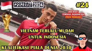 TIMNAS INDONESIA JOURNEY  KUALIFIKASI PIALA DUNIA 2030 Vietnam bukan lagi rival kita  FM 2024 24 [upl. by Eeryk800]