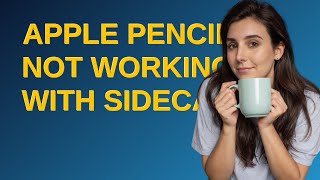 Apple Apple Pencil not working with SideCar [upl. by Newkirk293]