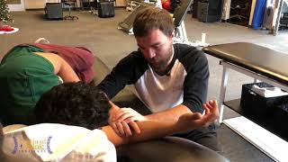 Medial Elbow Massage Techniques Medial Epicondylitis [upl. by Posner]