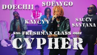 2022 XXL Freshman Cypher With SoFaygo Doechii KayCyy and Saucy Santana [upl. by Adnomar]