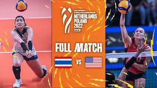 🇹🇭 Thailand vs 🇺🇸 USA  Full Match  Women’s World Championship 2022 [upl. by Horace]