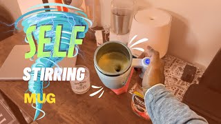 Self Stirring Mug HandsOn Review [upl. by Leirej466]