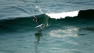 76150 Sessions on a Hydrofoil  Learning to Foil Surf [upl. by Ilatfen]