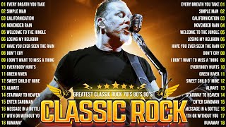 Best Of Classic Rock Songs Of All Time🔥ACDCBon JoviMetallica Guns N Roses U2⚡Classic Rock Songs [upl. by Spitzer305]