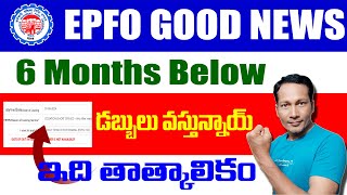 EPF Good News 2024  EPS Latest Update  EPF 10C new Update in Telugu [upl. by Etsirk]