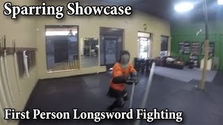 First Person Longsword Sparring  Sparring Showcase [upl. by Terriss950]