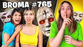 24 HORAS ESCONDIDA EN CASA DE MI AMIGA FT VALEN Y DELFI bromas de terror [upl. by Ruperta]