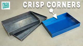 How to Make Useful Steel Boxes  Simple Jig with No Folding Equipment Needed [upl. by Ainesell288]