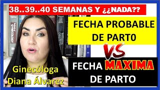 ¿HASTA CUANDO PUEDE LLEGAR UN EMBARAZO ¿RIESGOS por GINECOLOGA DIANA ALVAREZ [upl. by Kalman]