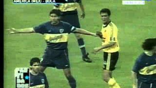 Copa Libertadores 2000 Semifinal Vuelta  América de MX 4  Boca 5 Resumen Completo [upl. by Ondrea309]