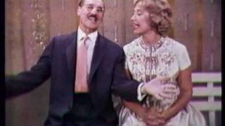 HD Dinah Shore  Groucho Marx quotPeasy Weasyquot  Dinah Shore Chevy Show 1959 [upl. by Henarat]