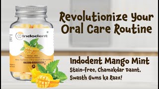 INDODENT Toothpaste Tablet  Mango Mint [upl. by Norved]