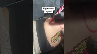 Big Tattoo Layout  Freehand [upl. by Reviel946]