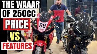 THE BATTLE OF 250cc BIKES  R1 REPLICA 250cc vs 400cc [upl. by Aicened]