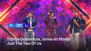 Trijntje Oosterhuis schiet vol van trots na optreden met zoons Jonas en Marijn  DNA Singers [upl. by Anot]