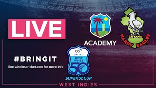 🔴 LIVE West Indies Academy v Guyana  CG United Super50 2023 [upl. by Llemart880]