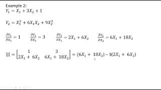 Linear Algebra Jacobian Determinant [upl. by Gui]