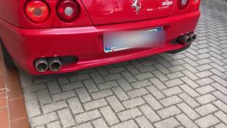 Ferrari 575 V12 Fabio Fiammenghi Exhaust  61 Headers  Cats  H Pipe  Mufflers [upl. by Thurlough]