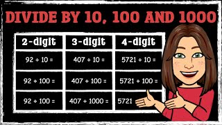 Divide by 10 100 and 1000  Decimals  Maths with Mrs B [upl. by Guendolen]