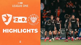 Highlights  Cheltenham Town v Blackpool [upl. by Zinck]