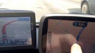 TOMTOM GPS Test TomTom urban rider TomTom Start 25 TomTom Go 600 TOMTOM OLD AND NEW [upl. by Tonye]