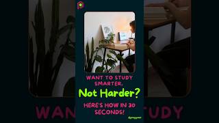 How to Study Smart But not Hard💡📚 shorts studytips studysmart [upl. by Anasiul390]