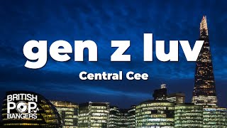 Central Cee  gen z luv Lyrics [upl. by Dubenko]