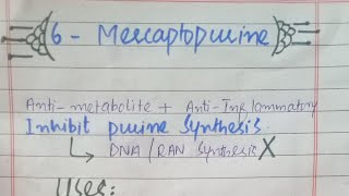 Pharmacology Anti cancer drugs topic Anti metabolites part 2 [upl. by Saffian]