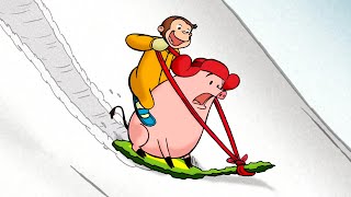 La giornata sulla neve di George 🐵 Curioso Come George 🐵 Cartoni per Bambini [upl. by Dani402]