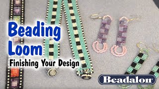 Beading Loom  Finishing Your Design [upl. by Madeline]