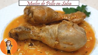 Muslos de Pollo en Salsa Fácil y Sabrosa  Receta de Cocina en Familia [upl. by Uok354]