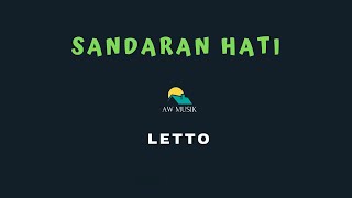 SANDARAN HATI  LETTO KARAOKELYRICS BY AW MUSIK KEDIRI [upl. by Rebmaed]