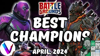 Best Champions for Battlegrounds Ranked amp Tier List  April 2024 MCoC  Prowler Gladiator RG [upl. by Bazil]