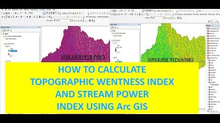 How to Calculate Topographic Wetness Index and Stream Power Index Using Arc GIS አማርኛ ቱቶር [upl. by Navetse]