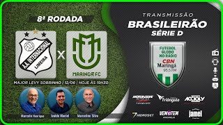 INTER DE LIMEIRA X MARINGÁ  AO VIVO  Narração MARCELO HENRIQUE  Futebol Globo CBN [upl. by Stoddard]