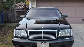 1997 MercedesBenz S class S600 V12 w140 Long wheel base [upl. by Gnik]