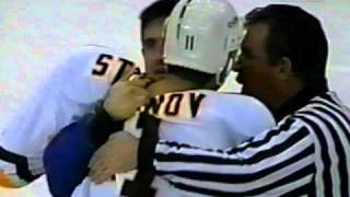 Bob Boughner vs Alek Stojanov Mar 23 1996 [upl. by Suzanne279]